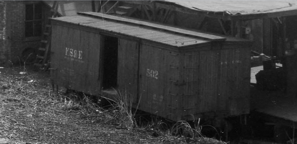 KS&E boxcar #502, Knoxville, 1922