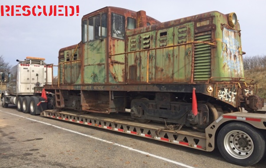 Ex-Smoky Mtn. RR engine 440 enroute to Maryland from North Carolina