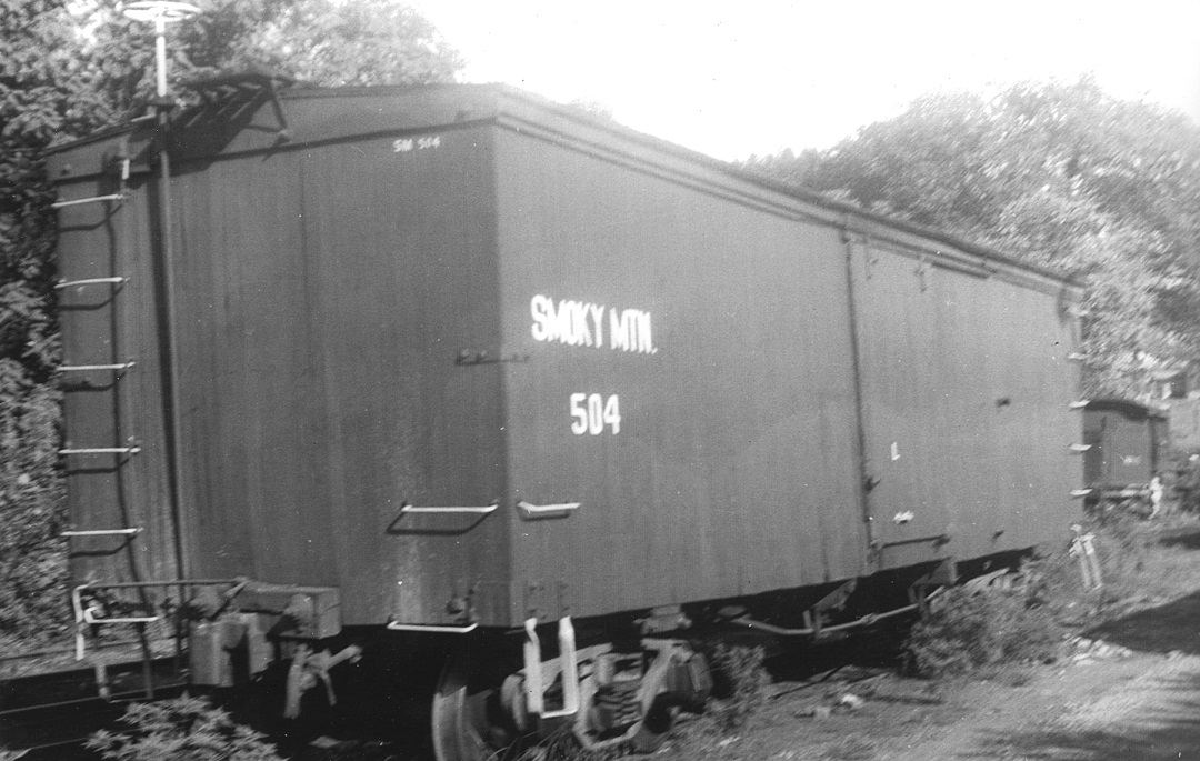 Smoky Mtn. RR boxcar #504 at Knoxville