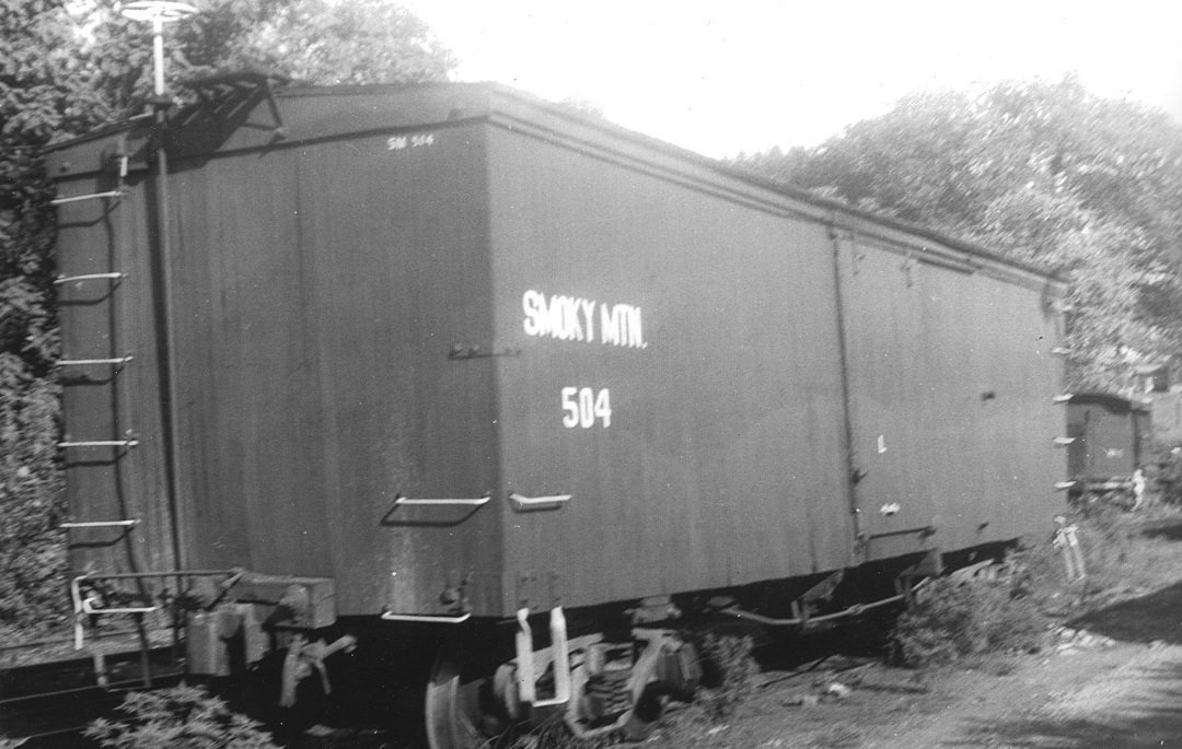 Smoky Mtn. RR boxcar #504 at Knoxville