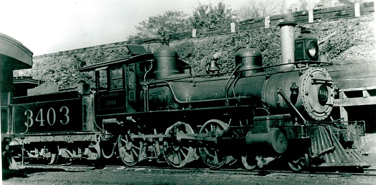 Southern engine 3403 at Knoxville