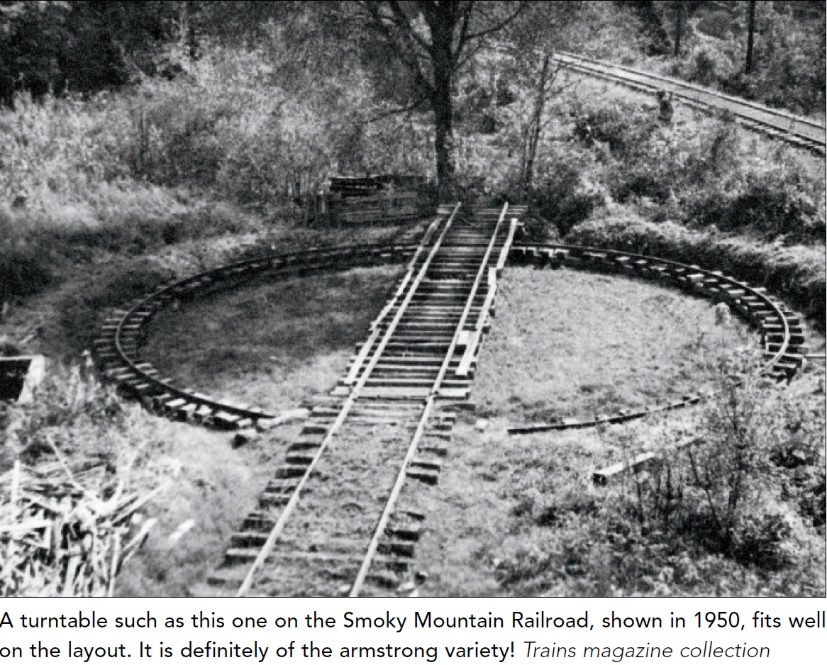 The Armstrong turntable at Sevierville