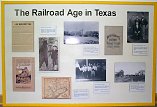 traveling exhibit for Texas Rail Sesquicentennial