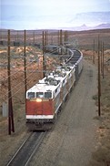 BMLP train leaves Page, AZ