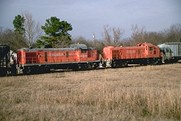 delivery of Blacklands RS3 
locomotives - Weaver TX 
