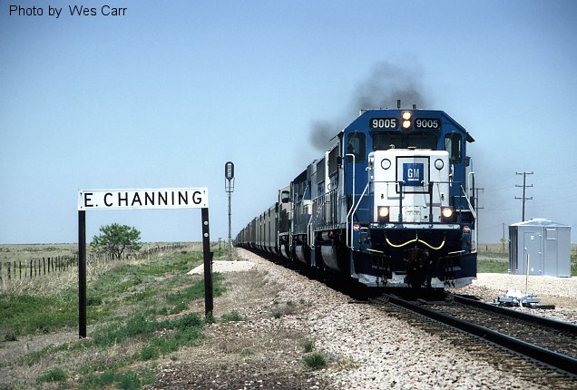 coal load at Channing TX