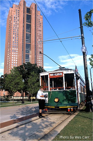 McKinney Avenue Trolley at Cityplace - Dallas, TX