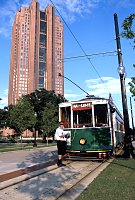 McKinney Avenue Trolley at Cityplace in Dallas