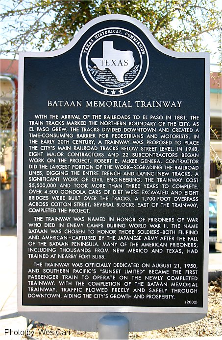 Bataan Memorial Trainway, El Paso