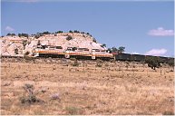 Escalante Western loaded coal train at Ambrosia, NM