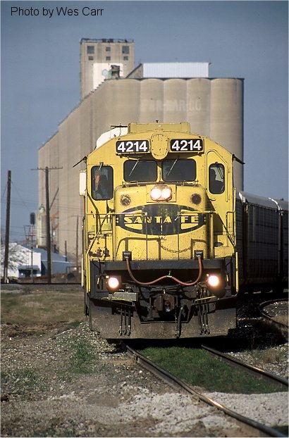 southbound in the 
ATSF-BN transfer