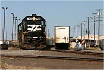 doubling the Roadrailers into Saginaw yard