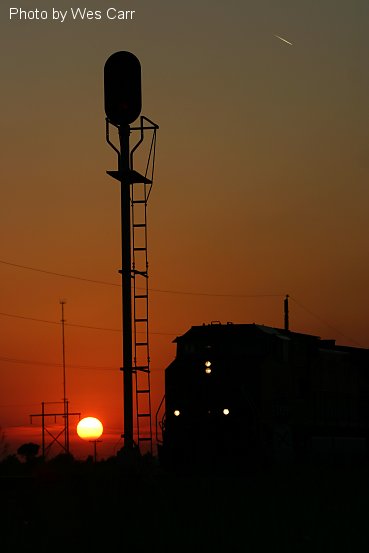 sunset at Herman, TX