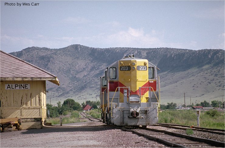 South Orient  at Alpine, Texas