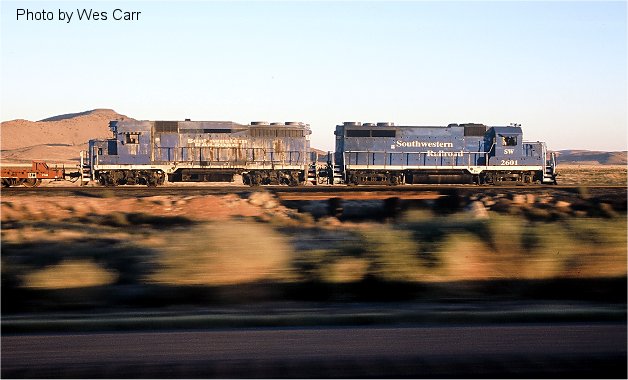 pacing the Southwestern RR - west of Nutt, NM