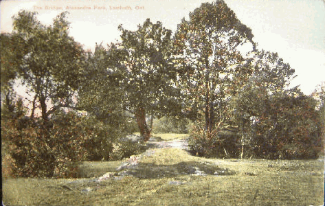 Alexandra Park just south of Lambeth, ON