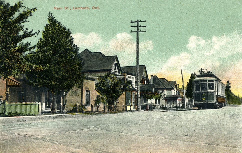 Traction Car on Main Street in Lambeth, ON