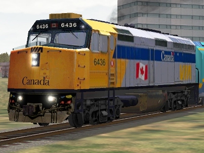VIA Rail Canada F40PH-2 #6436 (Air Conditioner not included)