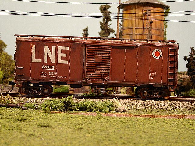 LNE Boxcar #8705 Side View