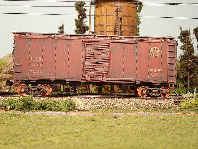 LNE Boxcar #7001 Side View