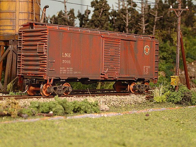 LNE Boxcar#7001 Angle View