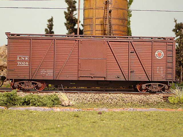 LNE Boxcar #7024 Side View