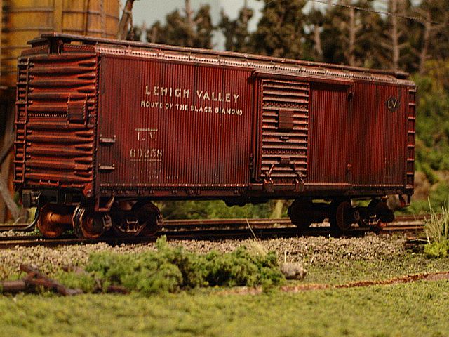 LV Boxcar #60258 Angle View