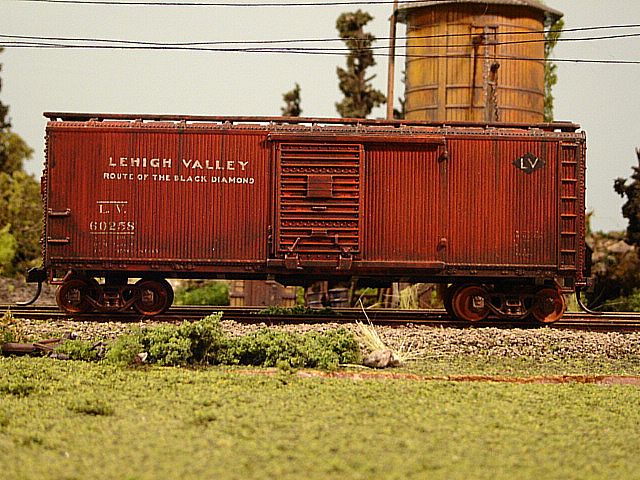 LV Boxcar #60258 Side View