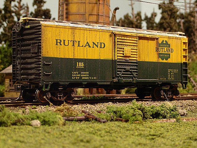 Rutland Boxcar #185 Angle View