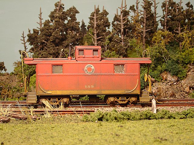 LNE Caboose #588 Side View