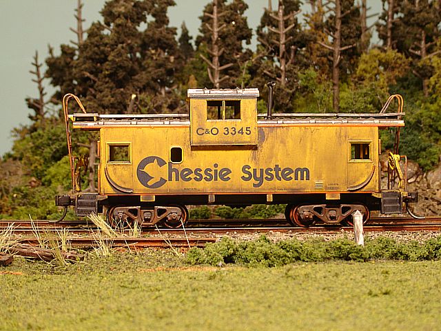 Chessie Caboose #3345 Side View