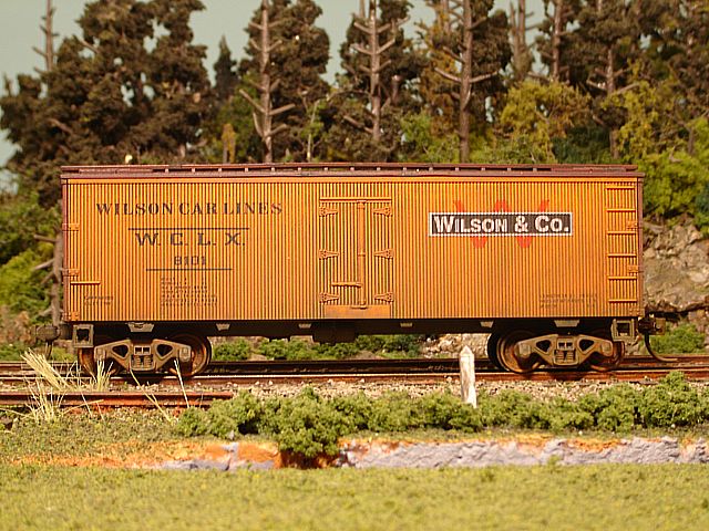 Wilson Car Lines Reefer #8101 Side View