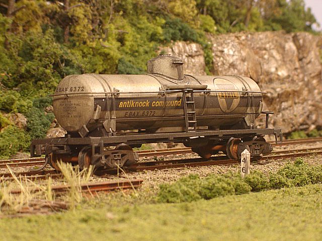 Ethyl Tank Car #6372 Angle View