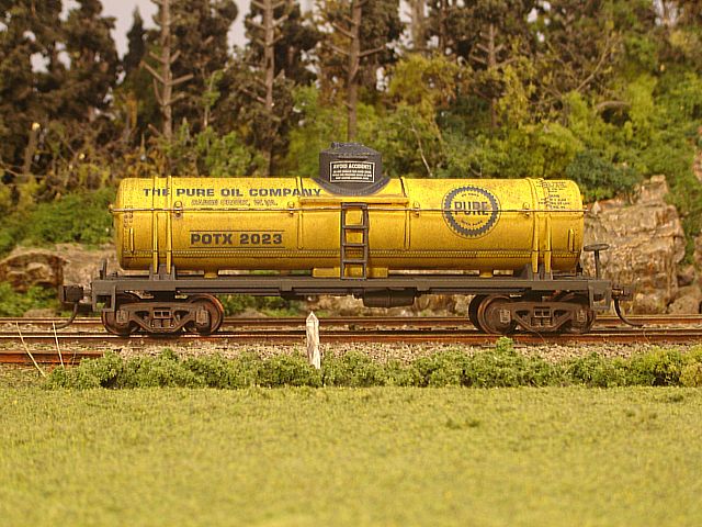 Pure Oil Tank Car #2023 Side View
