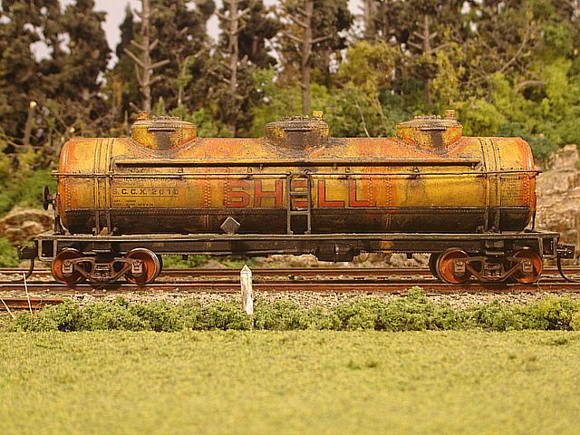 Shell Tank Car #2010 Side View