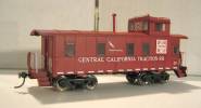 Cyrus Gillespie model of CCT Caboose #24