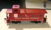 Cyrus Gillespie model of CCT Caboose #24