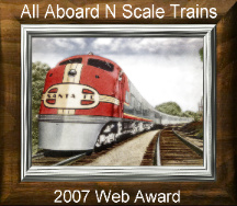 All Aboard N-Scale Trains 2007 Web Award