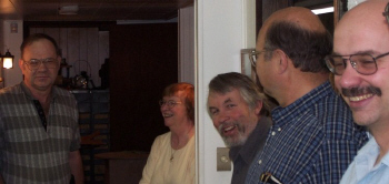 Members enjoy greeting eachother at the Yakima meet.