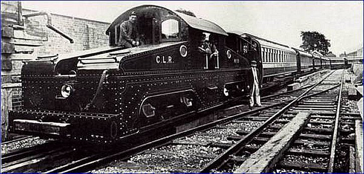 CLR Electric Loco & train.jpg (91395 bytes)