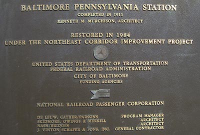 Baltimore Penn Station History