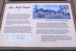 Lee Hall Depot History