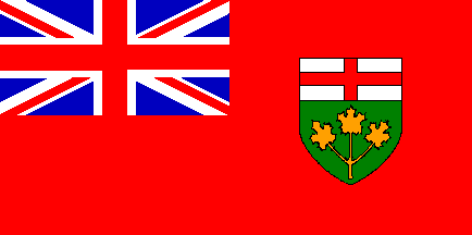 Ontario Province Flag