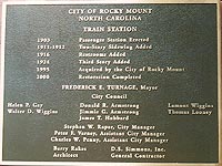 Rocky Mount Station History