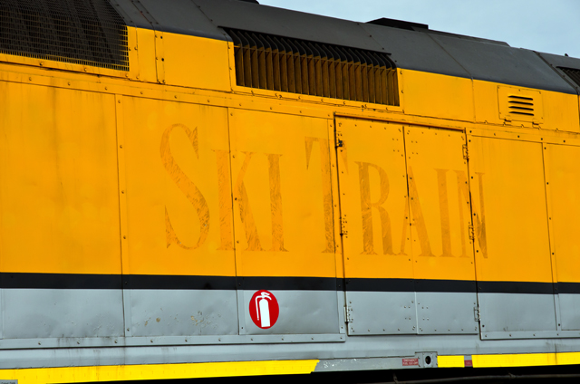 Closeup of ex-Ski Train F40