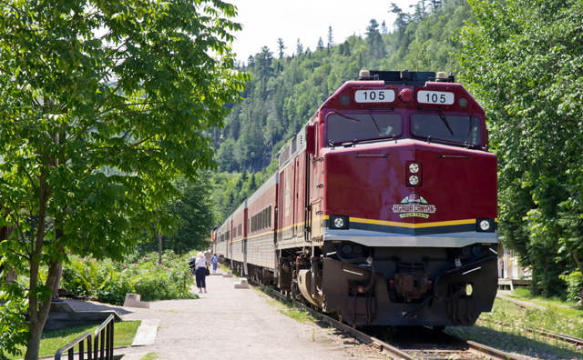 At Agawa Canyon station 1