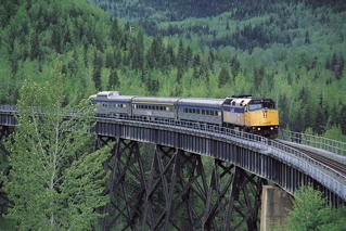VIA RAIL TRAINS THUNDER ACROSS THE CANADIAN LANDSCAPE