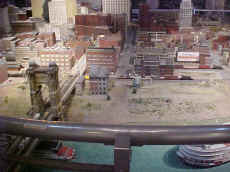 Panoramic view of the main business and shopping district of Cincinnati, Oh.