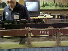 This bridge module was near the entrance to the train display room.