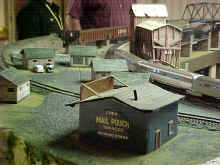 Photo of a village on the final corner of the display